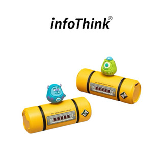 【InfoThink訊想】電力瓶福神系列 大眼仔 毛怪 智慧快充口袋行動電源Type-C Lightning 口袋行充