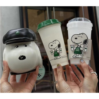 星巴克*SNOOPY貼紙 聯名隨行杯 JOE KIND SNOOPY 473ml 星巴克史努比貼紙