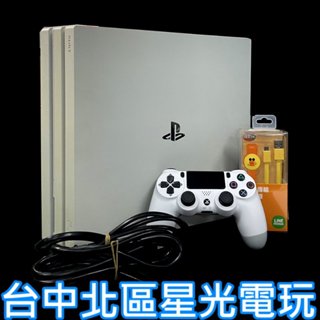 現貨【PS4主機】☆ PRO 7218B型 1TB 冰河白 無外盒 ☆【中古二手】臺中星光電玩