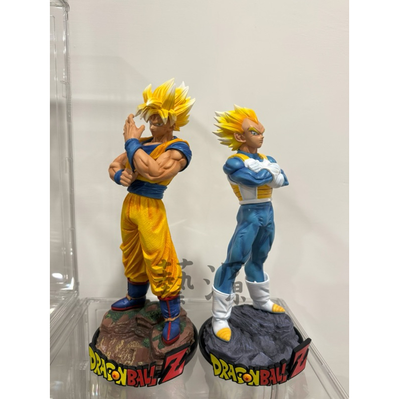 現貨「實拍一套兩隻」 七龍珠餘震系列 孫悟空 貝吉塔 超級賽亞人  GK手辦 公仔 潮玩 模型擺件 生日禮物 交換禮物