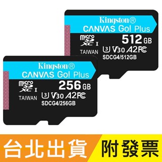512GB 256GB Kingston 金士頓 microSDXC TF U3 V30 記憶卡 SDCG4 256G