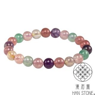 【漢石齋】天然多寶水晶手珠手串(8-9mm/22pcs)