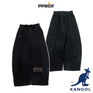KANGOL 袋鼠 女款 超涼感 寬褲【65221507】時尚 褲子 長褲 女裝 工裝褲 多口袋 日韓穿搭