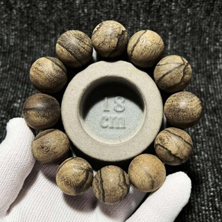 【藝元軒。一物一標】馬尼拉菩薩棋虎斑紋 20mm 佛珠手串~特殊粗磨處理，天然原汁原味!!(#3466)