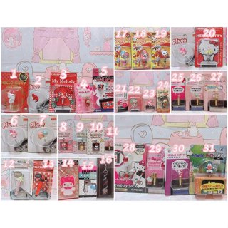 ♥小玫瑰日本精品♥ 現貨Hello Kitty 美樂蒂 雙子星 米妮 哆啦A夢 防塵插 造型插 裝飾插 蛋糕裝飾插 ~8