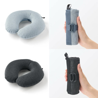 New✨《MUJI 無印良品》蓬鬆柔軟空氣頸枕 小體積好收納 出國必備 旅行好物