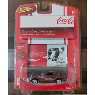 美國可口可樂 JOHNNY LIGHTNING復刻福特Ford Mustang模型車