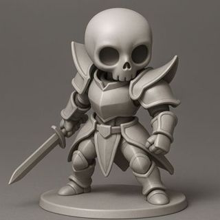 天堂 Q版 死亡騎士 懷舊 桌面擺設 景品 辦公室小物 公仔 模型 懷舊