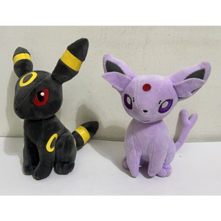(二手)Pokemon GO 寶可夢 公仔/玩偶/娃娃(月亮伊布/太陽伊布)