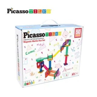 🎁玩具坊🎁 全新現貨 PicassoTiles 磁力積木 滾球迷宮軌道 50片 磁力片