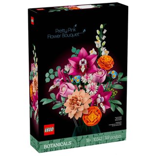 LEGO樂高 10342 ICONS 系列 2505 - 優雅粉紅花束