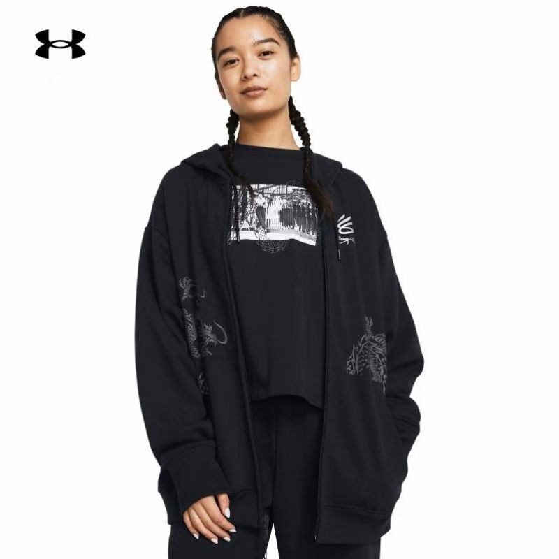 UA 女子 CURRY 龍年系列 李小龍聯名 連帽外套 1383216