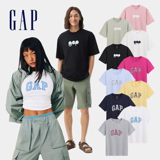 Gap 男女裝 Logo純棉印花圓領短袖T恤-多款任選(766157&729127)