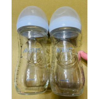 二手-PHILIPS AVENT 新安怡 寬口玻璃奶瓶240ml