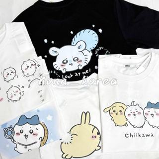 【在臺】SPAO x 吉伊卡哇 短袖 Chiikawa聯名款 T恤 短t 韓國短T 烏薩奇 小八 小桃鼠 情侶上衣 韓國