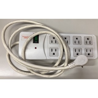 PowerSync 群加 高耐燃1開8插尿素安全防雷擊延長線 TPS318TN9018 TP-301 臺灣製造