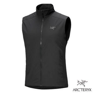 【ARCTERYX 始祖鳥】男 防風防潑水保暖 立領背心 Atom Vest 科技羽絨背心/黑 X000009559