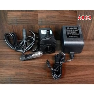 聚寶盆流水組專用沉水馬達 8~10公分滾球專用 AB03 有燈款 LED燈/鎢絲燈