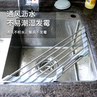 ANNE丨摺疊三角形瀝水架【WI1139】多功能瀝水 水槽置物架 碗盤瀝水架 廚房瀝水籃
