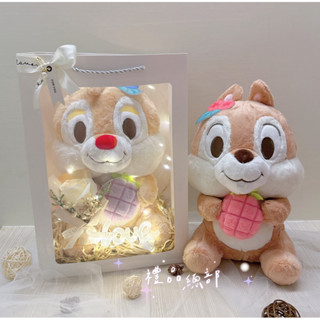 【禮品總部】現貨|實拍 奇奇蒂蒂娃娃 Disney 正版迪士尼 奇奇娃娃 蒂蒂娃娃 花栗鼠 禮品袋 奇奇玩偶 蒂蒂玩偶