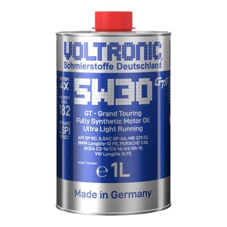德國 VOLTRONIC 摩德 5W30 GT 全合成機油 API SP RC 台灣總代理公司貨-油購耐斯