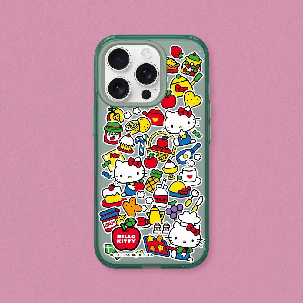 犀牛盾 適用iPhone JellyTint透明防摔手機殼∣Hello Kitty系列/點心大集合