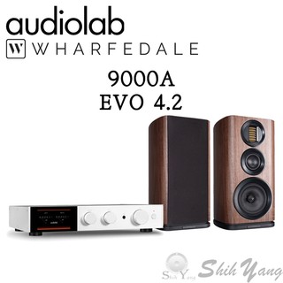 Audiolab 9000A 綜合擴大機+Wharfedale EVO 4.2 書架喇叭 公司貨保固三年