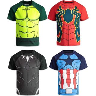 【Toy Fun】代購 *美國購回 Marvel 兒童 蜘蛛人 美國隊長 黑豹 綠巨人 T恤 短袖上衣 生日禮物 萬聖節