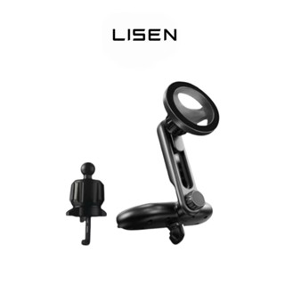 【LISEN】MagSafe 圓月磁吸支架 磁吸支架 車用手機支架 車用磁吸支架 導航 車載支架 出風口支架 CD口支架