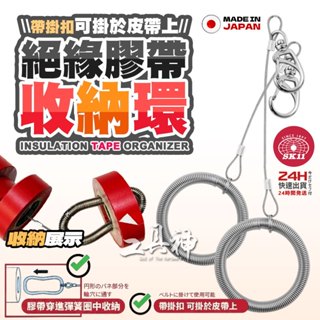 工具神 日本 藤原 sk11 膠帶收納環 70mm 100mm 電火布 絕緣膠帶收納 STH-LN 養生膠帶 膠帶收納