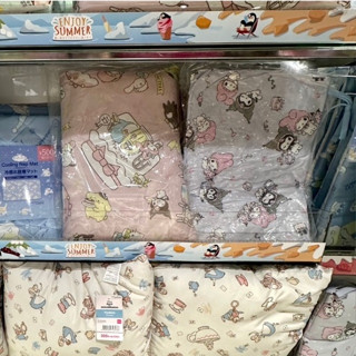 【TCY & Neko】大創。夏季限定 涼感系列/ 三麗鷗 大耳狗 酷洛米 美樂蒂 / 靠墊 抱枕 小枕頭/ 辦公室