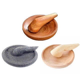 木頭研磨器 研模具 泰國 榨醬研磨器 砵 木製 石製 樺木 橡木