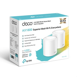 TP-LINK Deco X20 AX1800 真Mesh 雙頻無線網狀路由器 3入組