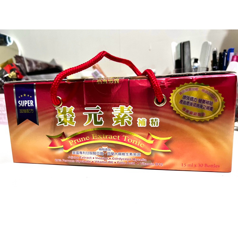 super棗元素補精飲品禮盒 15ml*30入