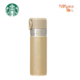 STARBUCKS 星巴克 STANLEY 閃金不鏽鋼咖啡壺 473ml 斯坦利 2023 年節日限定