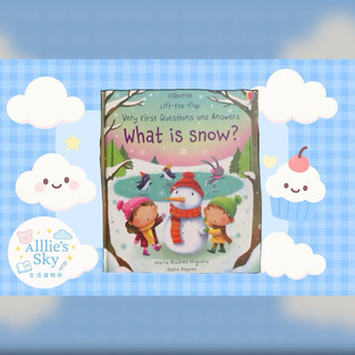 『Allie’s Sky』【全新現貨🩵 】What is Snow?｜可愛英文繪本❄️啟蒙認知讀本