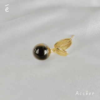 𝓕𝓮𝓾𝓲𝓵𝓵𝓮́𝓮｜金色葉片垂墜耳環｜自然系風格飾品・秋冬穿搭推薦｜E-G｜葉子耳環 垂墜式飾品 果實感飾品 金色耳環