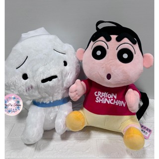 【✿佩佩部屋✿】正版 蠟筆小新後揹包 小白絨毛後揹包 造型後揹包 雙肩後揹包 立體後揹包 娃娃