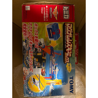 takara tomy magnum rrscue box 完全變形 提盒 藍色 收納