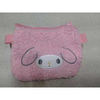 全新現貨 三麗鷗 sanrio 周邊 美樂蒂 絨毛包 收納包 化妝小包 小物包 扭蛋 轉蛋 melody