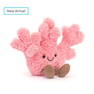 歐洲官網正品代購✈️ Jellycat Amuseables Coral 粉色珊瑚坐姿玩偶娃娃 現貨