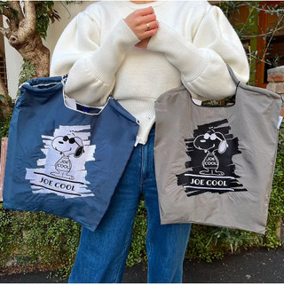 Ball&Chain 手提包 環保購物袋 可摺疊收納 刺繡花紋 M尺寸 L尺寸 JOE COOL SNOOPY 預購