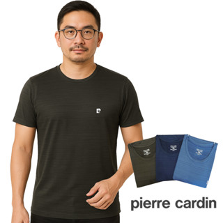 【Pierre Cardin 皮爾卡登】吸濕排汗涼感纖維圓領短袖衫