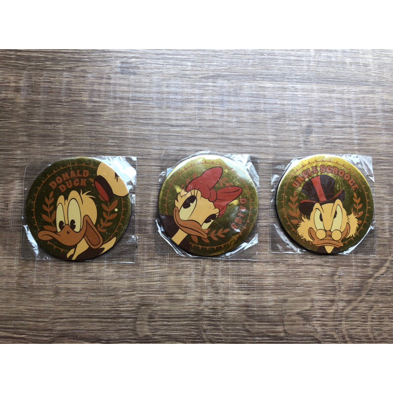 唐老鴨系列金幣磁鐵 唐老鴨 黛西鴨 多金鴨