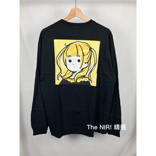 [The NIR! 精選] Over Print 薄長袖 豆豆眼 金髮雙馬尾