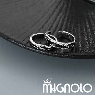 MIGNOLO💫復古暗影戒指｜百搭 個性戒指 開口可調 朋克暗黑風 男女可戴 男生戒指 女戒指 戒指 情侶戒指