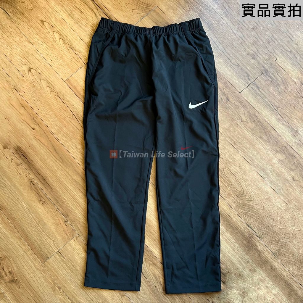 ★56折↘990元!NIKE DRI-FIT TEAM 透氣 快速排汗 訓練 梭織 直桶長褲 黑 DM6627-010
