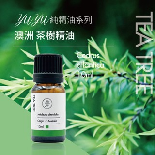 YUYU正能量『澳洲茶樹精油10ml+擴香片組合』草本調 淨化空氣 自然系紓壓 消除疲勞 單方精油 名模張珈瑜