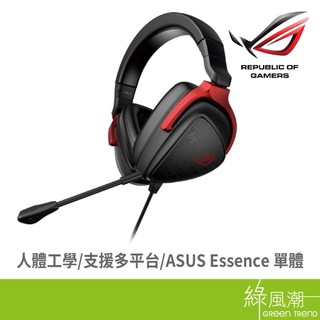 ASUS 華碩 ROG Delta S Core有線電競耳麥 - 綠風潮