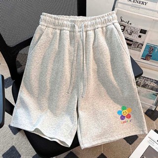 【Veee】100%純棉 夏季新款潮流 印花 男女情侶同款短褲 寬鬆舒適透氣休閒短褲 休閒褲 運動短褲女 工作短褲